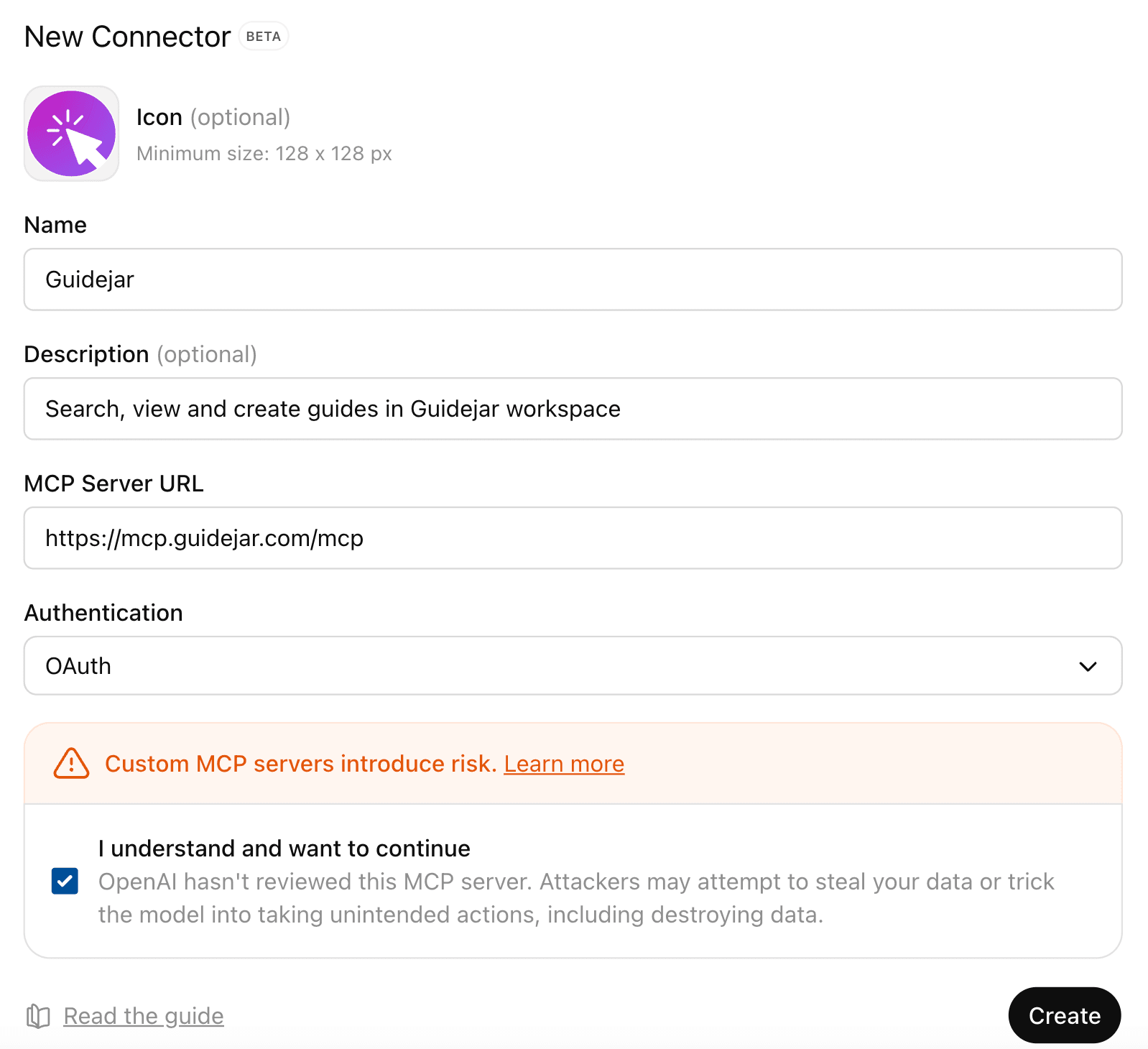Setup the Connection