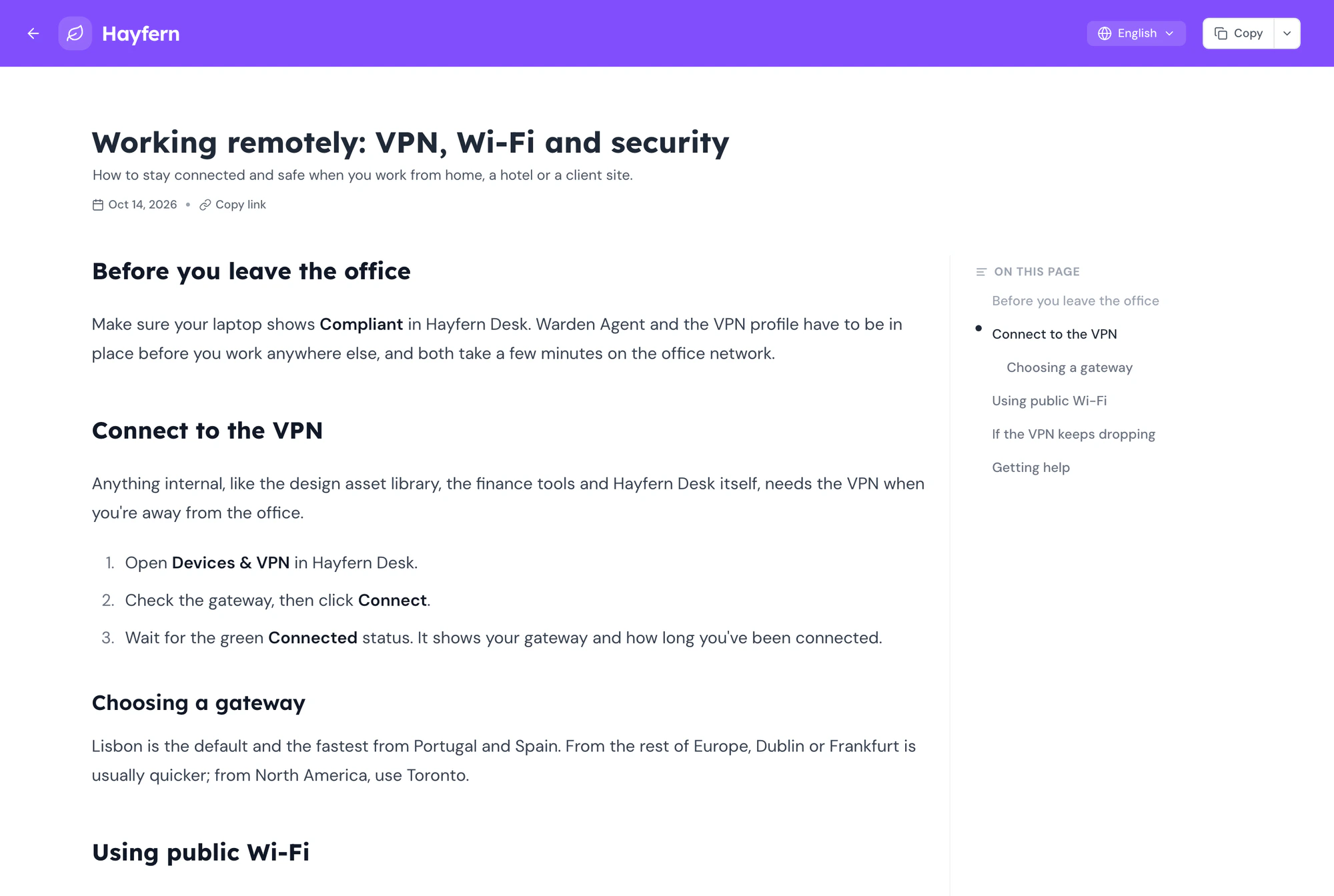 A company help center and guide built with Guidejar