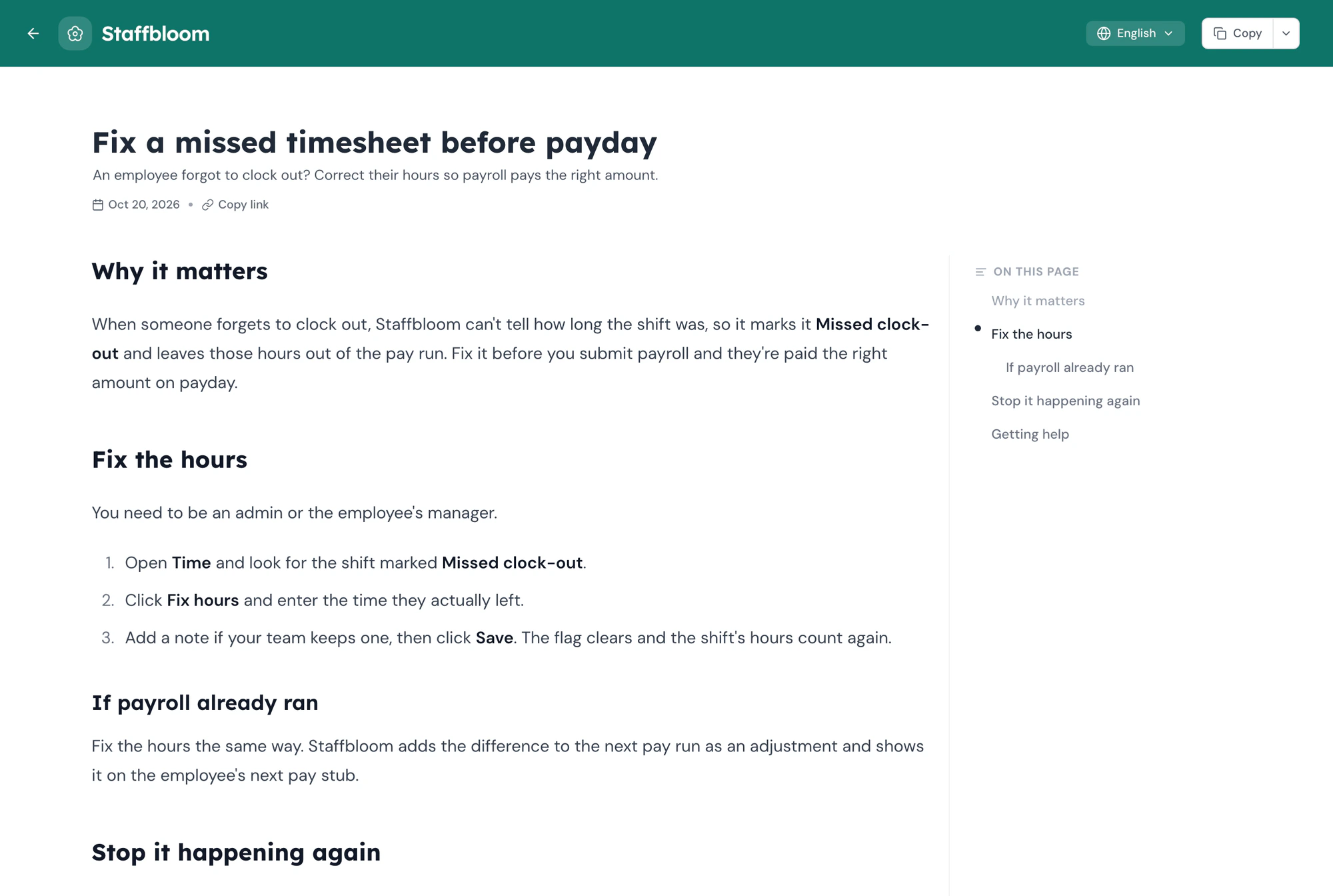 A company help center and guide built with Guidejar