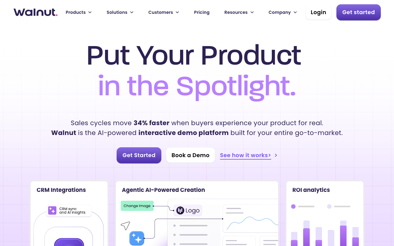 Walnut landing page